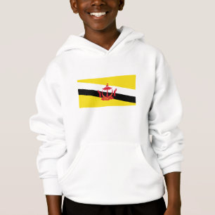 Patriotische Flagge von Brunei Hoodie