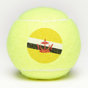 Patriotische Flagge von Brunei Tennisbälle