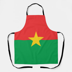 Patriotische Flagge von Burkina Faso Schürze