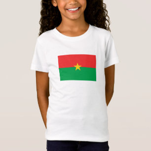 Patriotische Flagge von Burkina Faso T-Shirt
