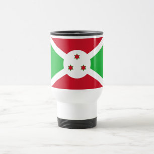 Patriotische Flagge von Burundi Reisebecher