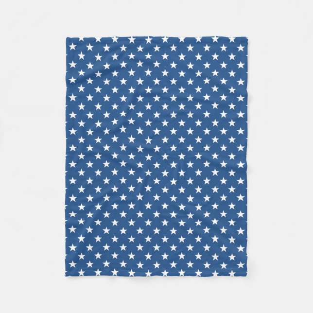Patriotische Fleecedecke mit Sternen der (Vorderseite)