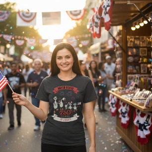 Patriotische Frauen der USA 250 Jahre Freiheit GÄN Tri-Blend Shirt