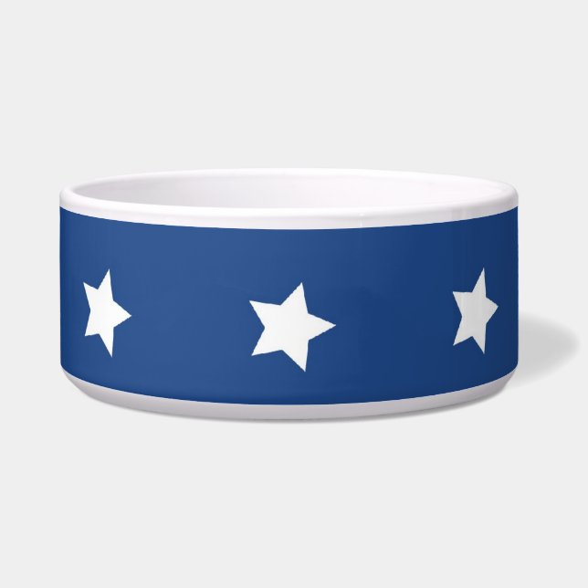 Patriotische Freiheit der Blauen und Weißen Sterne Napf (Vorderseite)