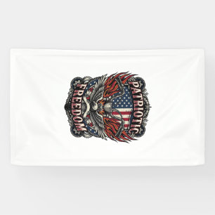 Patriotische Freiheit Lenker Biker Straße Freiheit Banner