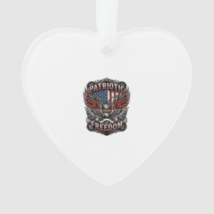 Patriotische Freiheit Lenker Biker Straße Freiheit Ornament