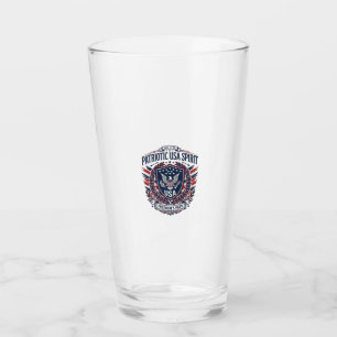 Patriotische Freiheits Schild Freiheitsikonen & Sy Glas