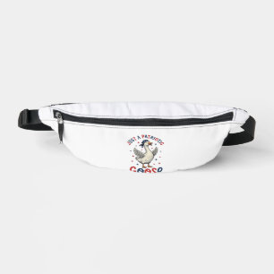 Patriotische Gans Vintage Fourth of July Shirt Des Bauchtasche