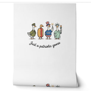 Patriotische Gans Vintage Gravur Lustiges USA-Shir Tapete