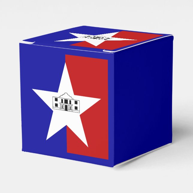 Patriotische Gefälligkeitsbox mit Flagge von San A Geschenkschachtel (Vorderseite)