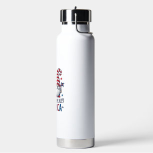 Patriotische Gnome Frohes 4. Juli Amerika Shirt_1 Trinkflasche