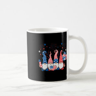 Patriotische Gnomes Feuerwerke Usa Unabhängigkeits Kaffeetasse