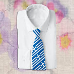 Patriotische Griechenland-Krawatte, elegante griec Krawatte<br><div class="desc">Neck Tie: Patriotische griechische Flaggen-Mode und griechisches Business-Design - Liebe mein Land,  Bürokleidung,  Reisen,  Nationalpatrioten / Sportfans</div>