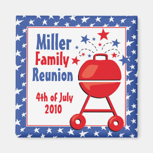 Patriotische GRILLEN Custom Magnet