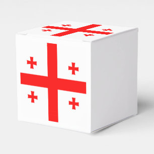 Patriotische Gunstbox mit Flagge von Georgia Geschenkschachtel