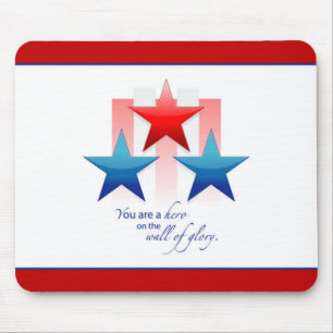 Patriotische Helden-Wand des Ruhms, Danke Militär Mousepad