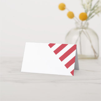 Patriotische Hochzeitgefaltete Platzkarte
