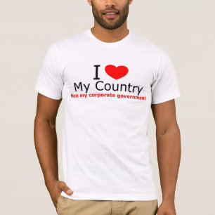 Patriotische i-Liebe mein Land-T - Shirt