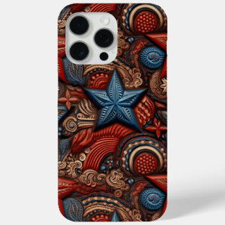 Patriotische Imitate Leather Case-Mate iPhone Hülle