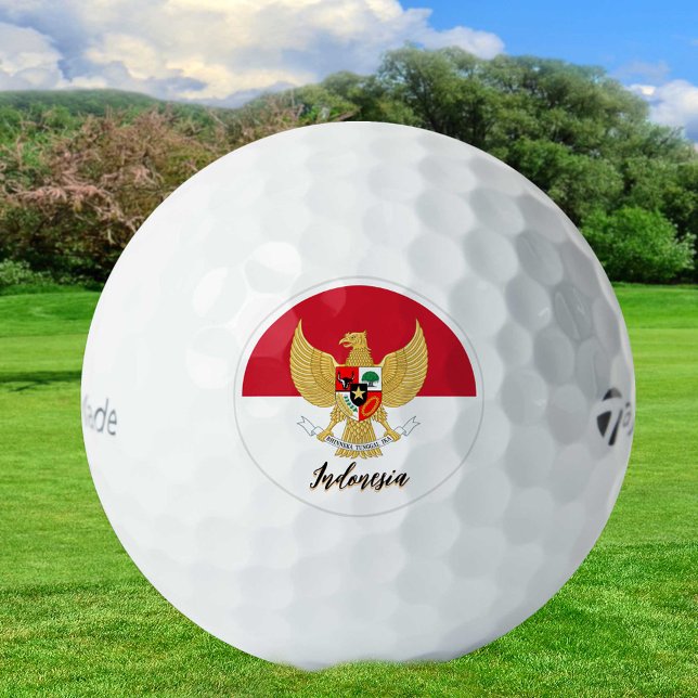 Patriotische indonesische Flag Golf Balls, Indones Golfball (Von Creator hochgeladen)