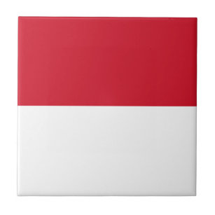 Patriotische indonesische Flagge Fliese