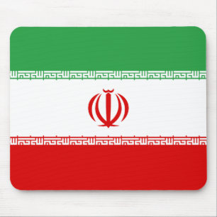 Patriotische iranische Flagge Mousepad