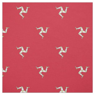 Patriotische Isle Man Flag Stoff