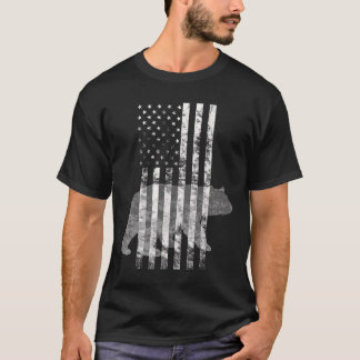 Patriotische Jagdbärenjäger T-Shirt