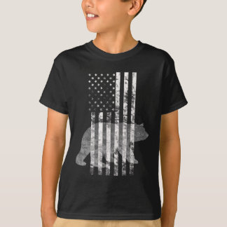 Patriotische Jagdbärenjäger T-Shirt