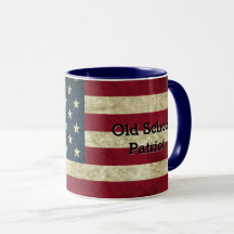 Patriotische Kaffee-Tasse der amerikanischen Flagg