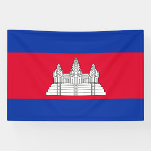 Patriotische kambodschanische Flaggenbanner Banner