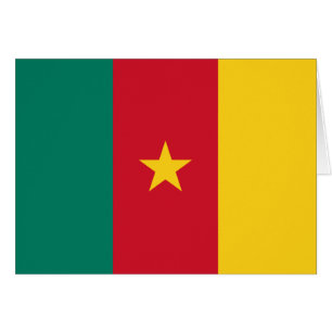 Patriotische Kamerun-Flagge