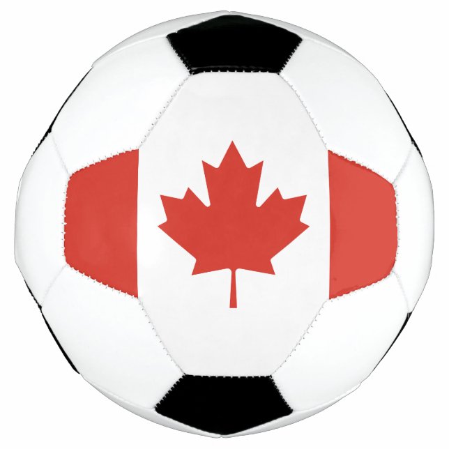 Patriotische kanadische Flagge Fußball (Vorderseite)