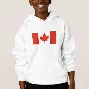 Patriotische kanadische Flagge Hoodie