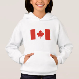 Patriotische kanadische Flagge Hoodie