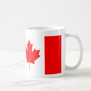 Patriotische kanadische Flagge Kaffeetasse