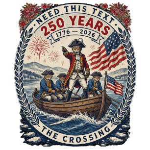 Patriotische Katze 250 Jahre Amerika-Jubiläum  T-Shirt