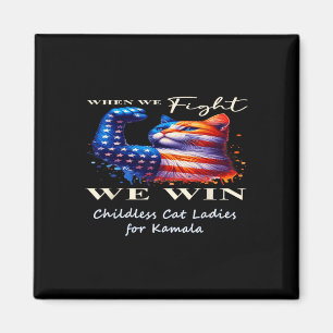 Patriotische Katze Magnet