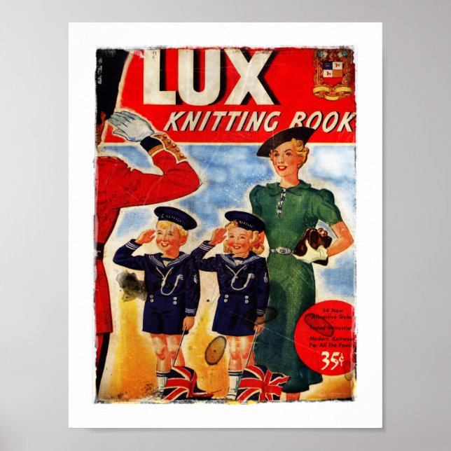 Patriotische Kinder Knetmuster Poster (Vorne)