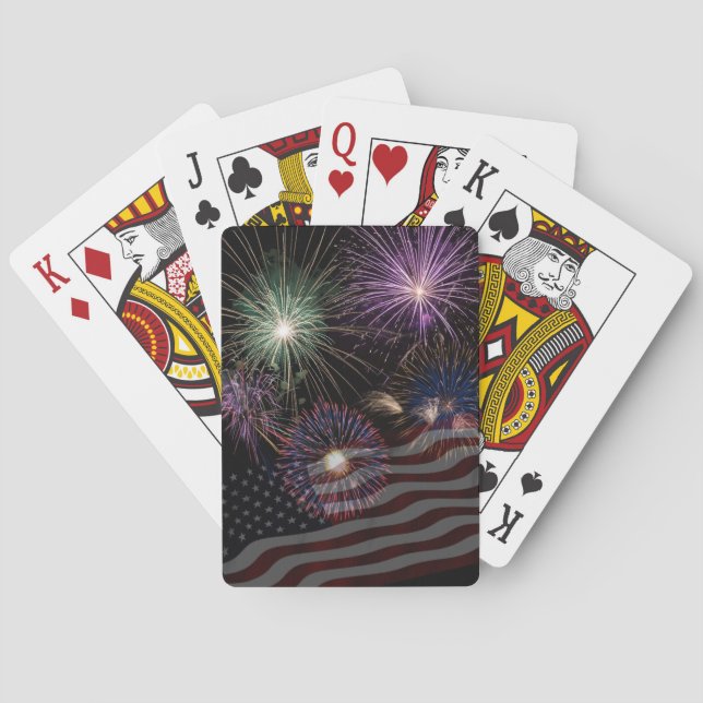 Patriotische Klassische Spielkarten (Rückseite)