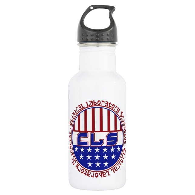 PATRIOTISCHE KLINISCHE LABORWISSENSCHAFTEN EDELSTAHLFLASCHE (Vorderseite)