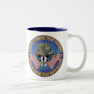 Patriotische Knochen Zweifarbige Tasse