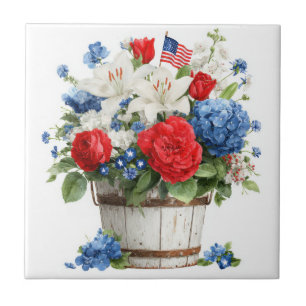 Patriotische Küchenfliese Fliese