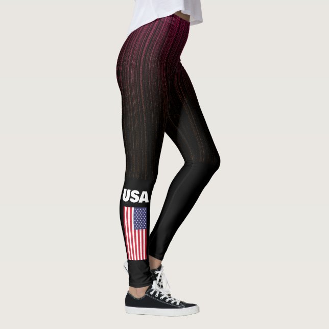 Patriotische Leggings der USA (Rechts)