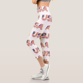 Patriotische Leggings der USA