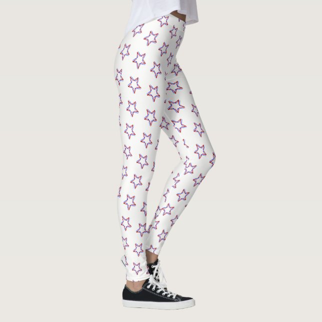 Patriotische Leggings vom 4. Juli (Rechts)