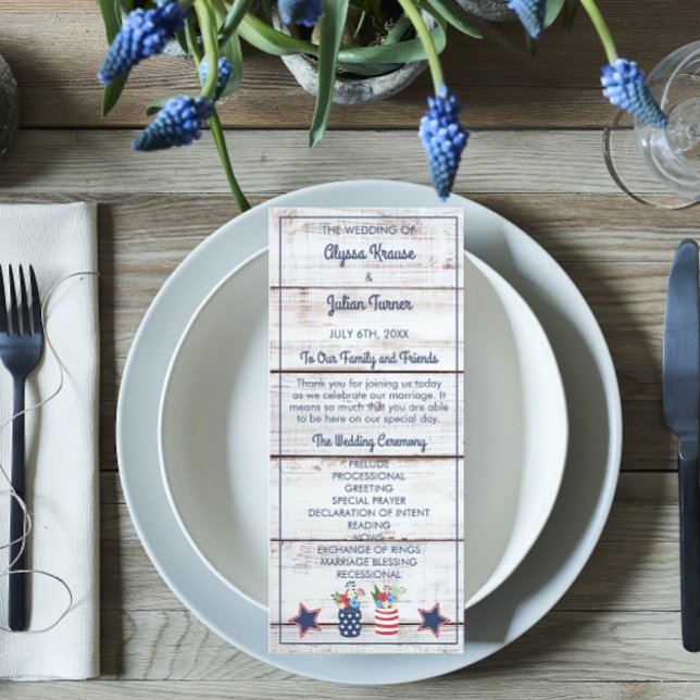 Patriotische Liebe Amerikanische Unabhängigkeitsta Programm (Von Creator hochgeladen)