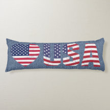 Patriotische Liebe USA Blue Jean Denim Style Look