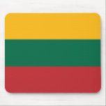 Patriotische litauische Flagge Mousepad<br><div class="desc">Patriotische Flagge Litauens.</div>