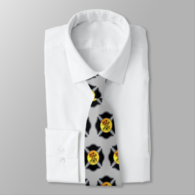 Patriotische Logos Neck Tie Krawatte (Gebunden)